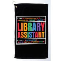 Librarian Assistant Library Golf Towel