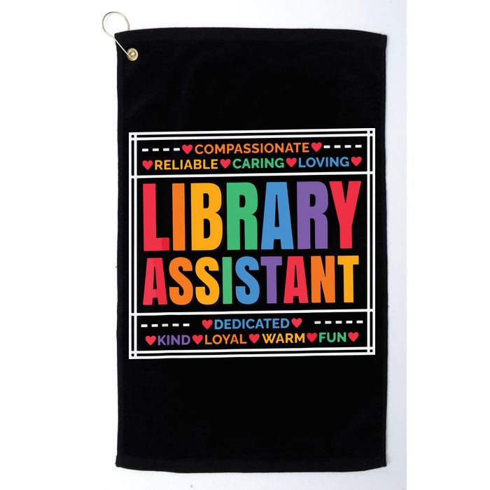 Librarian Assistant Library Golf Towel