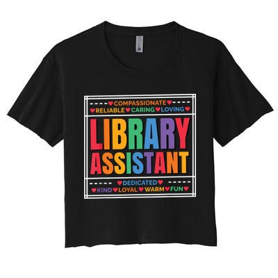 Librarian Assistant Library Crop Top