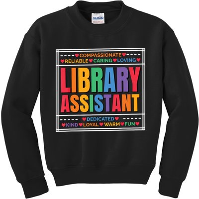 Librarian Assistant Library Kids Sweatshirt