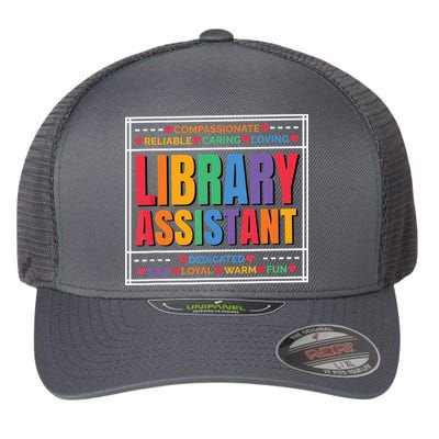 Librarian Assistant Library Flexfit Unipanel Trucker Cap