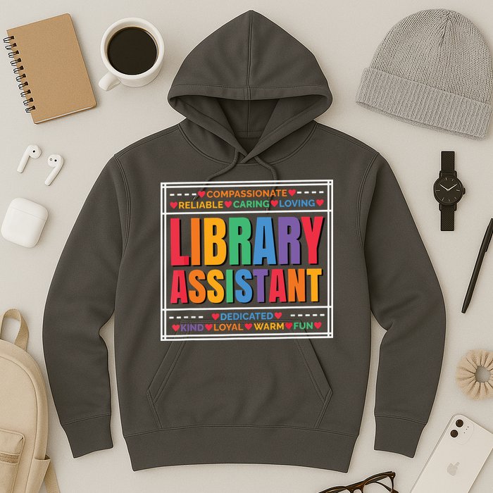 Librarian Assistant Library Hoodie
