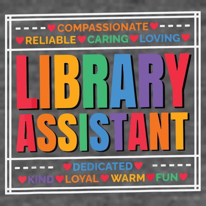 Librarian Assistant Library Backpack