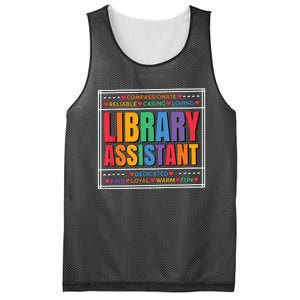 Librarian Assistant Library Mesh Reversible Basketball Jersey Tank