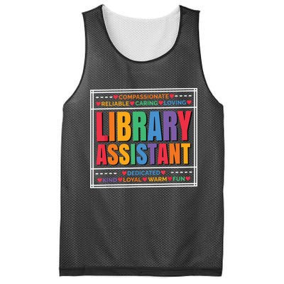 Librarian Assistant Library Mesh Reversible Basketball Jersey Tank