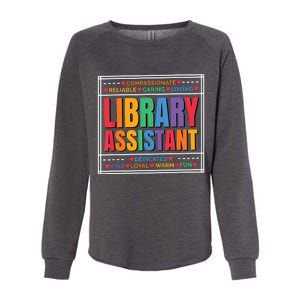 Librarian Assistant Library Womens California Wash Sweatshirt