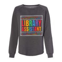 Librarian Assistant Library Womens California Wash Sweatshirt