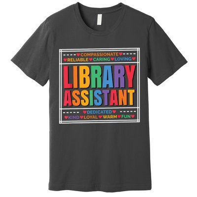 Librarian Assistant Library Premium T-Shirt