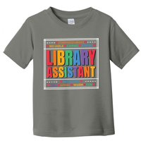 Librarian Assistant Library Toddler T-Shirt