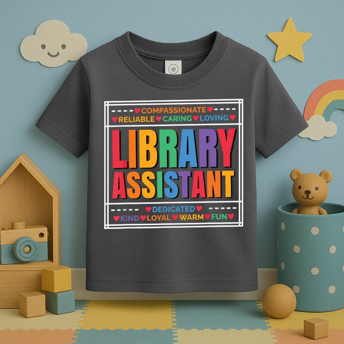 Librarian Assistant Library Toddler T-Shirt