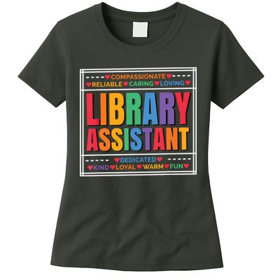 Librarian Assistant Library Womens T-Shirt