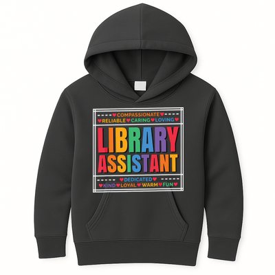 Librarian Assistant Library Kids Hoodie