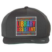 Librarian Assistant Library Wool Snapback Cap