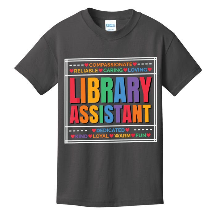 Librarian Assistant Library Kids T-Shirt
