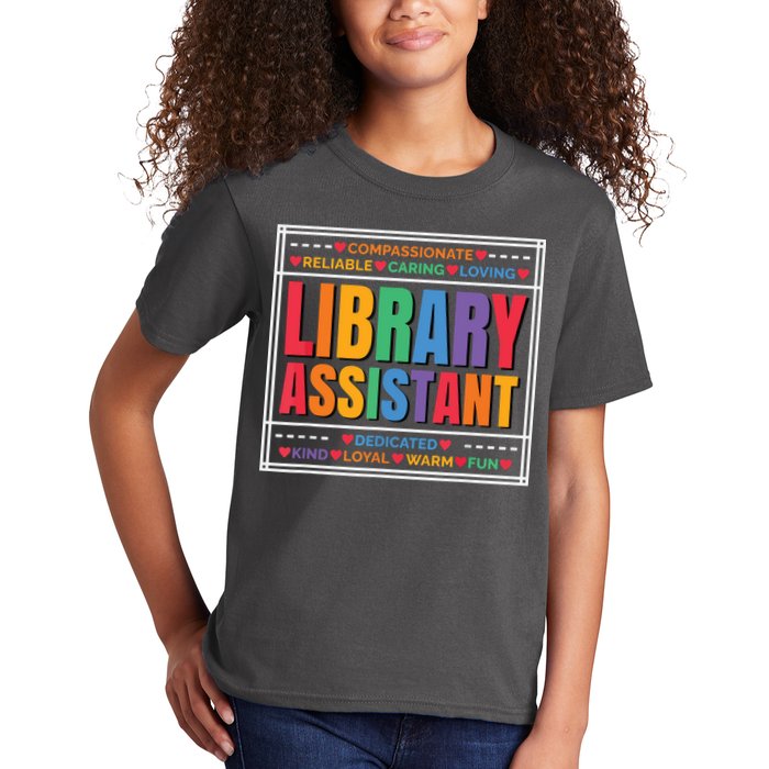 Librarian Assistant Library Kids T-Shirt