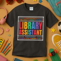 Librarian Assistant Library Kids T-Shirt