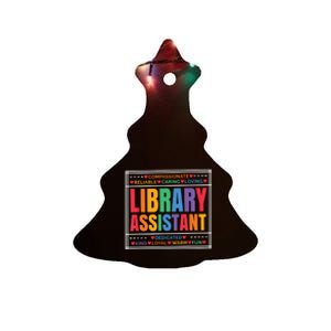 Librarian Assistant Library Ceramic Tree Ornament