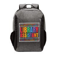 Librarian Assistant Library Vector Backpack
