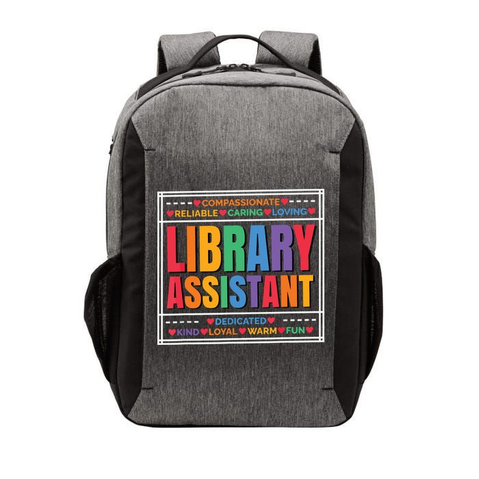 Librarian Assistant Library Vector Backpack