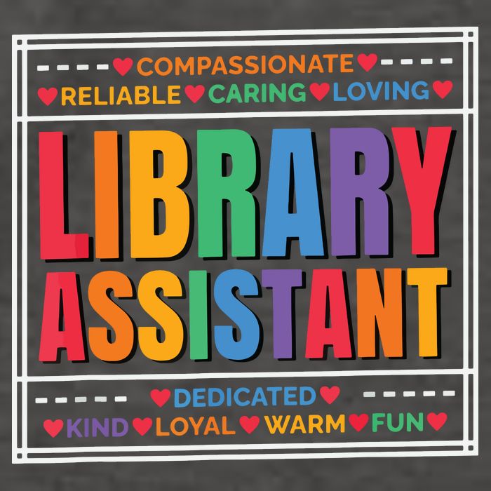 Librarian Assistant Library Vector Backpack