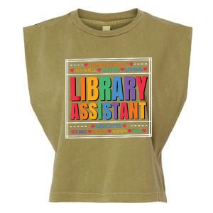 Librarian Assistant Library Garment-Dyed Women's Muscle Tee