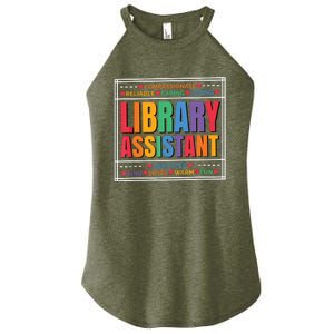 Librarian Assistant Library Women's Perfect Tri Rocker Tank