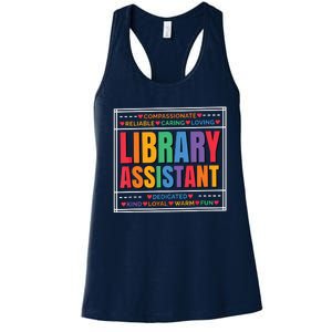 Librarian Assistant Library Women's Racerback Tank