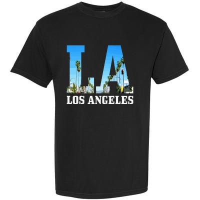 Los Angeles La Vintage California Los Angeles Garment-Dyed Heavyweight T-Shirt