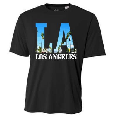 Los Angeles La Vintage California Los Angeles Cooling Performance Crew T-Shirt