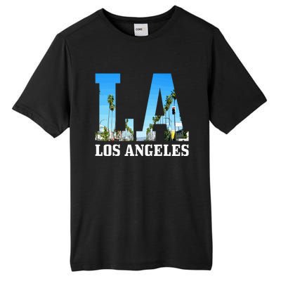 Los Angeles La Vintage California Los Angeles Tall Fusion ChromaSoft Performance T-Shirt