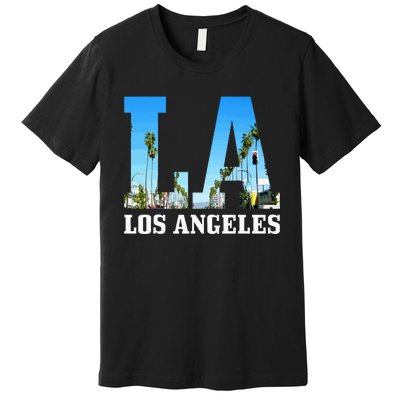 Los Angeles La Vintage California Los Angeles Premium T-Shirt