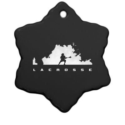 Lacrosse Apparel Lacrosse Ceramic Star Ornament