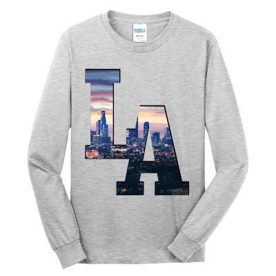 Los Angeles La Skyline Tall Long Sleeve T-Shirt