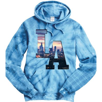 Los Angeles La Skyline Tie Dye Hoodie