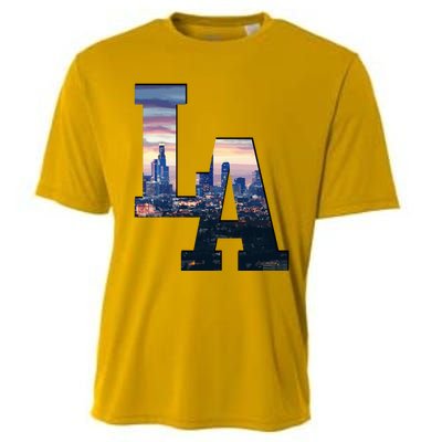 Los Angeles La Skyline Cooling Performance Crew T-Shirt