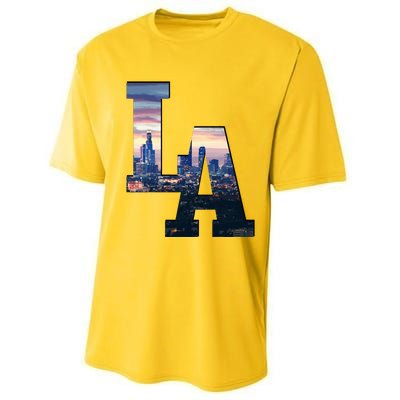 Los Angeles La Skyline Performance Sprint T-Shirt