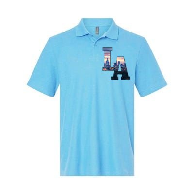 Los Angeles La Skyline Softstyle Adult Sport Polo