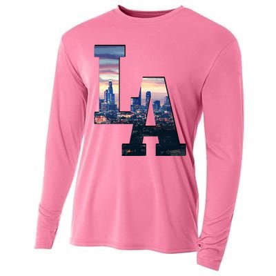 Los Angeles La Skyline Cooling Performance Long Sleeve Crew