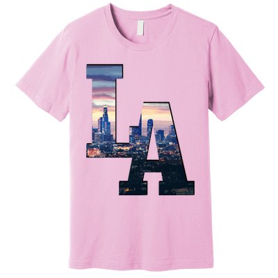 Los Angeles La Skyline Premium T-Shirt