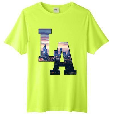 Los Angeles La Skyline Tall Fusion ChromaSoft Performance T-Shirt