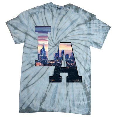 Los Angeles La Skyline Tie-Dye T-Shirt