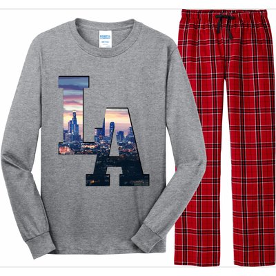 Los Angeles La Skyline Long Sleeve Pajama Set