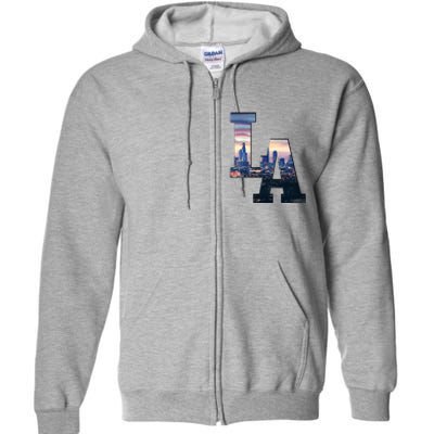 Los Angeles La Skyline Full Zip Hoodie