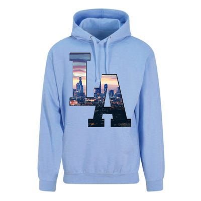 Los Angeles La Skyline Unisex Surf Hoodie