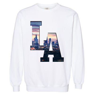 Los Angeles La Skyline Garment-Dyed Sweatshirt