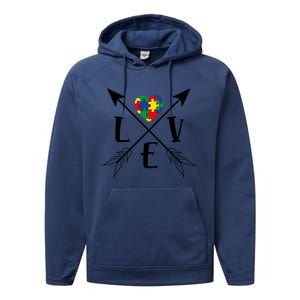 Love Arrows Performance Fleece Hoodie