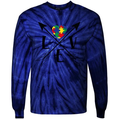 Love Arrows Tie-Dye Long Sleeve Shirt