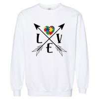 Love Arrows Garment-Dyed Sweatshirt