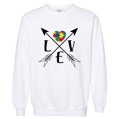 Love Arrows Garment-Dyed Sweatshirt