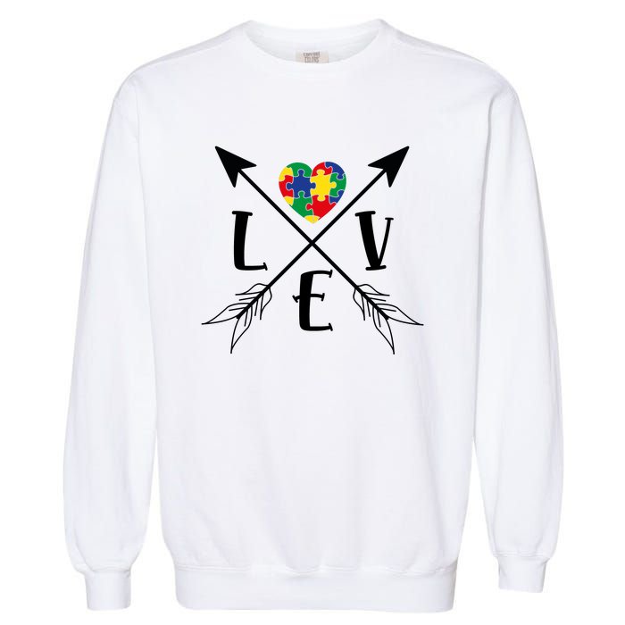 Love Arrows Garment-Dyed Sweatshirt